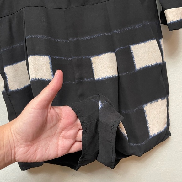 Trouvé sz 6 Plaid Surplice Romper - Picture 8 of 9